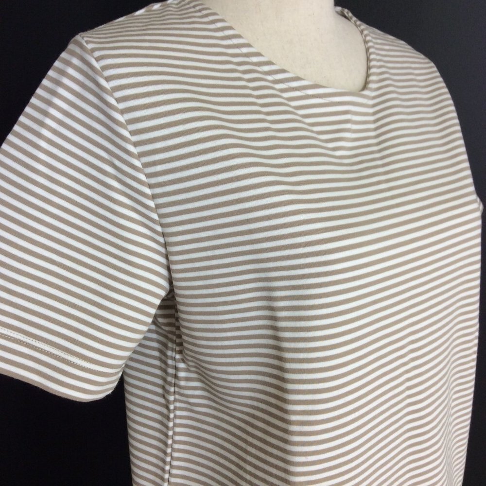 Jessica Holbrook Womens Top Size Medium Striped Short Sleeve - Picture 4 of 12